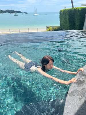 【フォト】ノ・ユンソ　プーケットで爽やかビキニ姿披露