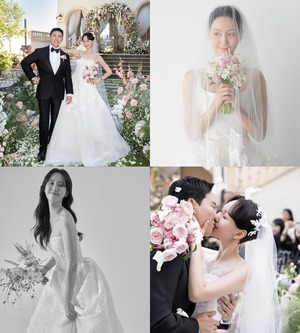 【フォト】イ・ユヨン「夫の顔を公開したくなった」結婚式写真＆ウエディング写真