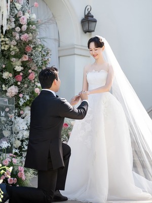 【フォト】イ・ユヨン「夫の顔を公開したくなった」結婚式写真＆ウエディング写真