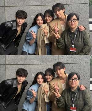 『親愛なるX』で共演のキム・ユジョン&キム・ドフン、交際説浮上も納得…シミラー・ルックでぴったり寄り添いポーズ