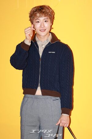 【フォト】WOODZ、キュートな雰囲気でMiuMiuのフォトイベントに参加