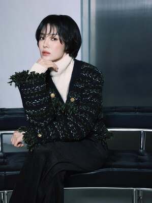 【フォト】ソン・ヘギョ、深まる美しさ…MICHAAの冬コーデで中性的＆フェミニンな魅力アピール