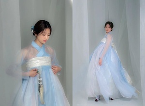 LE SSERAFIMホ・ユンジン「まるで天女のよう」…秋夕を迎え優雅な韓服姿公開