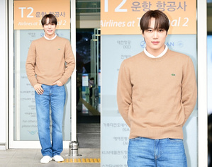 【フォト】少年のような魅力漂うEXOカイ、さわやかなフライトコーデ