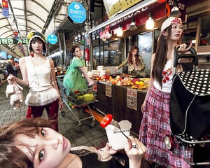 【フォト】LE SSERAFIM、クールな装いで白菜・ネギ・買い物かごを手に…「SPAGHETTI」コンセプトフォト第3弾