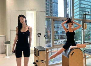 34歳クォン・ナラ、バレエにピラティスまで…密着ウエア姿で美ボディアピール