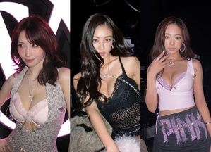 TWICEモモ&ジヒョ&ツウィ、ヴィクシーのショーのオフショット公開…グラマラスなスタイルに視線集中