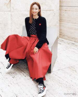 【フォト】SHIHO ＆紗蘭さん　笑顔そっくり…かわいい親子