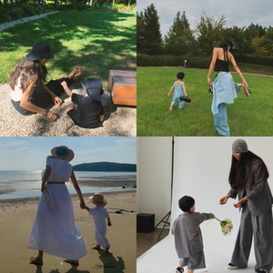 【フォト】シングルマザーのムン・ガビ　「チョン・ウソンとの婚外子」息子の写真初公開…ラブリー親子の日常