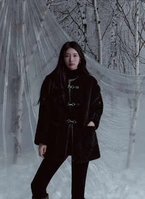 【フォト】冬コーデを着こなすスジ、高級感漂うシルエット