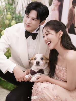 【フォト】「美男美女夫婦」ユン・ソヌ＆キム・ガウン　幸せ結婚式の写真公開