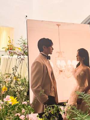 【フォト】「美男美女夫婦」ユン・ソヌ＆キム・ガウン　幸せ結婚式の写真公開