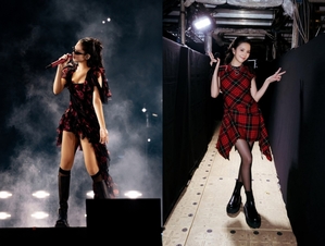 BLACKPINKジェニー&ジス「McQueen」のステージ衣装披露…「ロックシック」でタイ公演飾る