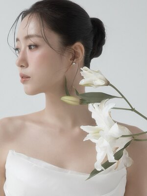 【フォト】ハム・ウンジョン、上品＆すっきりしたウエディング写真公開…清純な魅力アピール