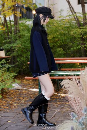 【フォト】秋コーデが愛らしいITZY、「BARRIE×MACKINTOSH」コラボイベントに出席