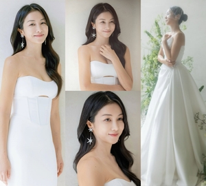 【フォト】38歳キム・オクビン　ウエディング写真で優雅な美しさ