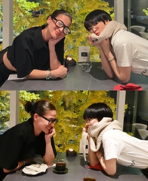 ソン・ヘギョ 思い切ったショートヘアもお似合い…フィリピンのトップスターと韓国料理