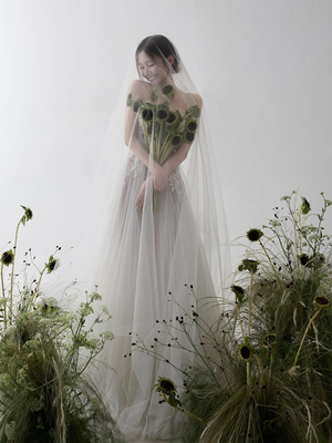 【フォト】ユン・スビン・アナウンサー　ラブリー×華やかウエディング写真公開