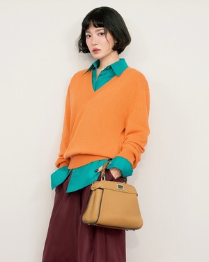 【フォト】ソン・ヘギョ、愛らしいショートボブ＆シックなロングヘア…カラフルな「FENDI」グラビア