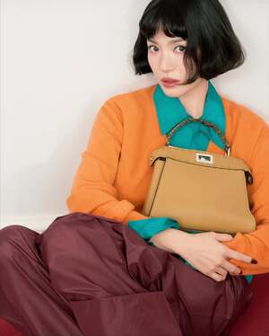 【フォト】ソン・ヘギョ、愛らしいショートボブ＆シックなロングヘア…カラフルな「FENDI」グラビア