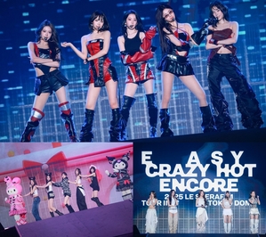 【フォト】東京ドームのステージに立ったLE SSERAFIM、ファンへの愛あふれるアンコール公演の写真公開