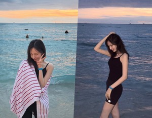 海辺でスレンダーボディ誇るIVEリズ、ハワイ旅行中の写真公開