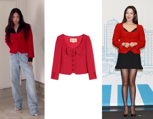 アン・ウンジンVSキム・ヒソン、同じ赤ジャケットで異なる雰囲気アピール