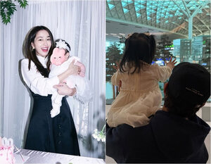 イ・ミンジョン、2歳の娘が初めての旅行で非常事態 「三日間、腸炎と脱水症状」