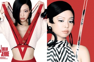 BLACKPINKジェニー、ショートヘアでレトロな雰囲気のグラビア公開…圧倒的な存在感