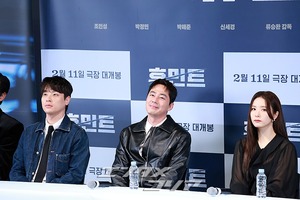 【フォト】旧正月連休に公開の新作『ヒューミント』メディア試写会の現場