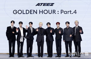 【フォト】ATEEZ　13thミニアルバム『GOLDEN HOUR：Part.4』リリース記者会見