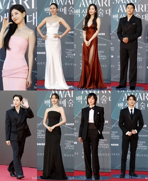 【フォト】ヒョンビン＆ソン・イェジン＆イ・ビョンホン＆ジュノ＆ユナら、百想芸術大賞に出席したスターたち